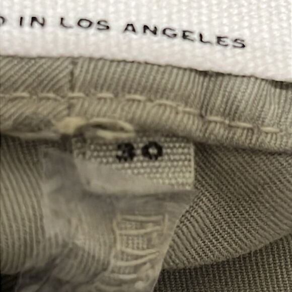 SLVRLAKE Lola Cotton Twill Wide-Leg Pants Size 12 - Picture 3 of 13